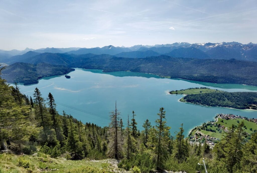 Bekannte Bergseen in Deutschland - der Walchensee